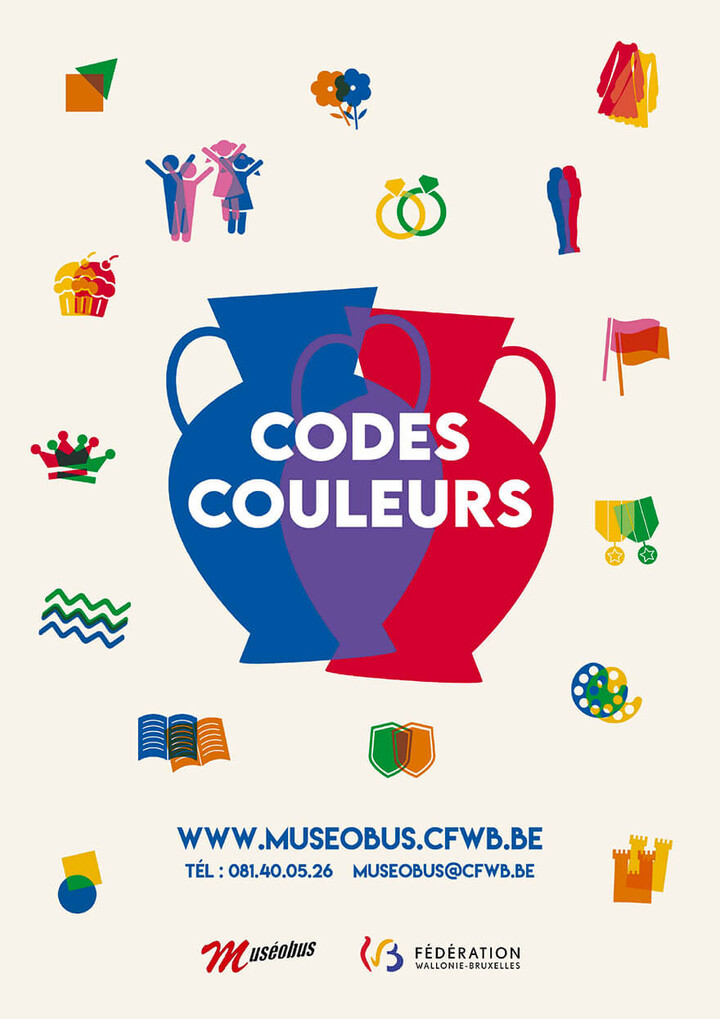 Affiche de l'exposition Codes couleurs