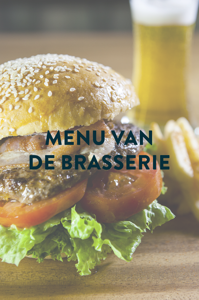 Menu van de brasserie