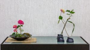 Ikebana réalisé par nos étudiants