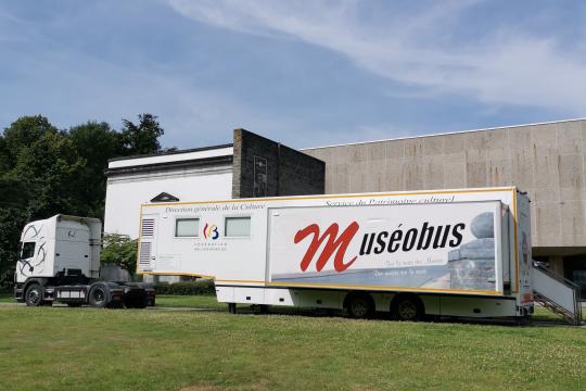 Photo du Muséobus à Mariemont