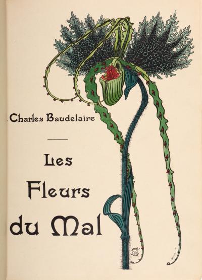 Exemplaire du livre Les Fleurs du Mal de Charles Baudelaire