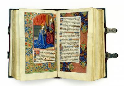 Exemplaire du Livre d'Heures en latin avec calendrier en français datant de 1500