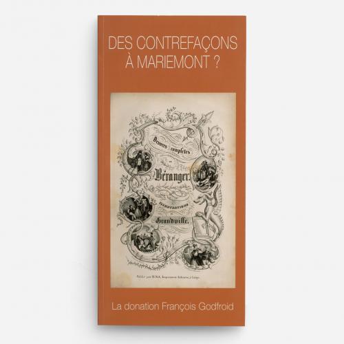 Couverture du livre "Des contrefaçons à Mariemont ?"