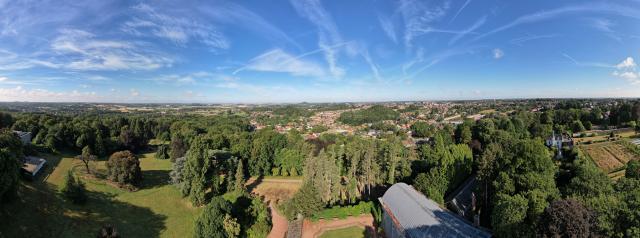 Vue drone du Domaine de Mariemont